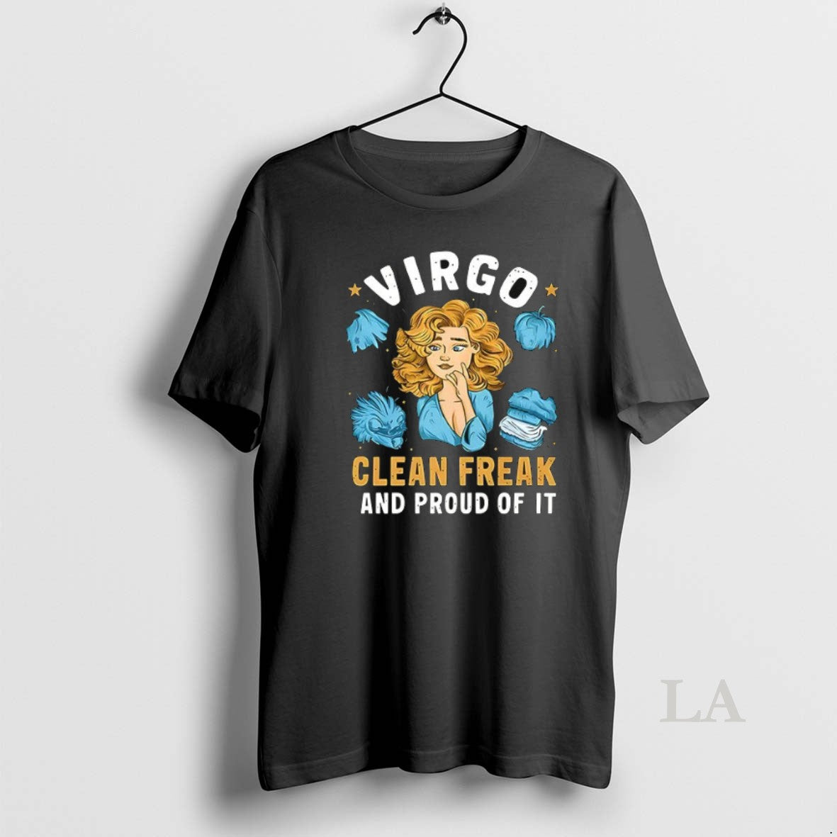 Original Virgo Clean Freak And Proud Of It Ceramic - Adult & Kids T-Shirts, Sweatshirts & Hoodies apparel design preview 1