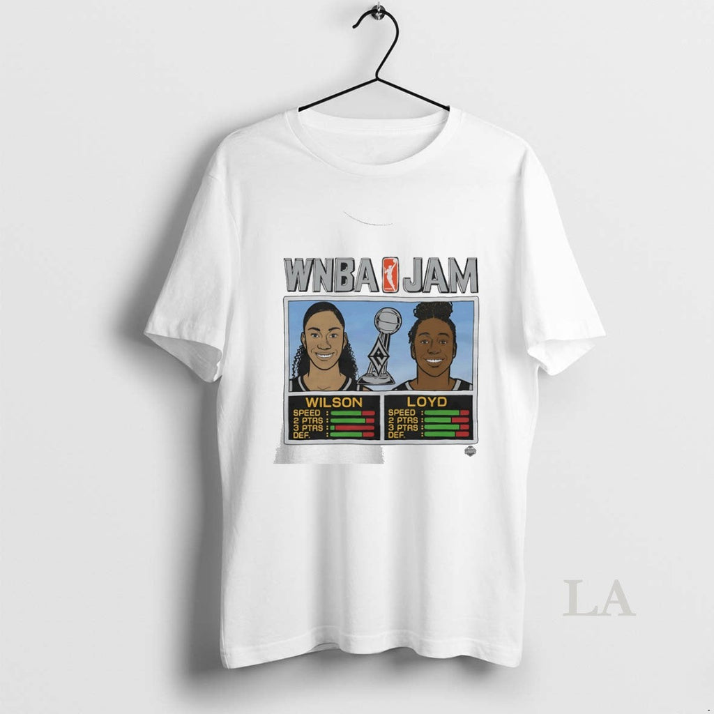 Original Wnba Jam Las Vegas Aces 2025 Champs Aja - Adult & Kids T-Shirts, Sweatshirts & Hoodies apparel design preview 1