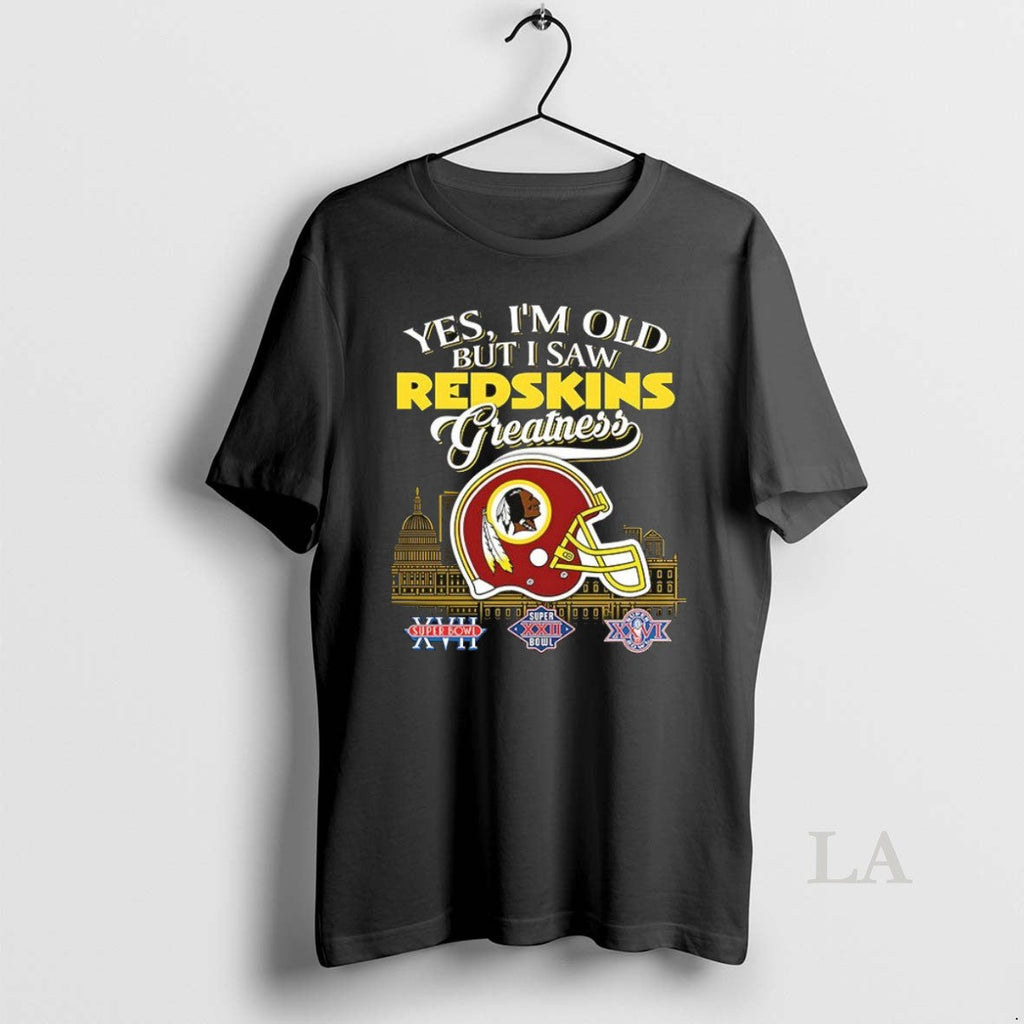 Original Washington Redskin Yes Im Old But I Saw - Adult & Kids T-Shirts, Sweatshirts & Hoodies apparel design preview 1