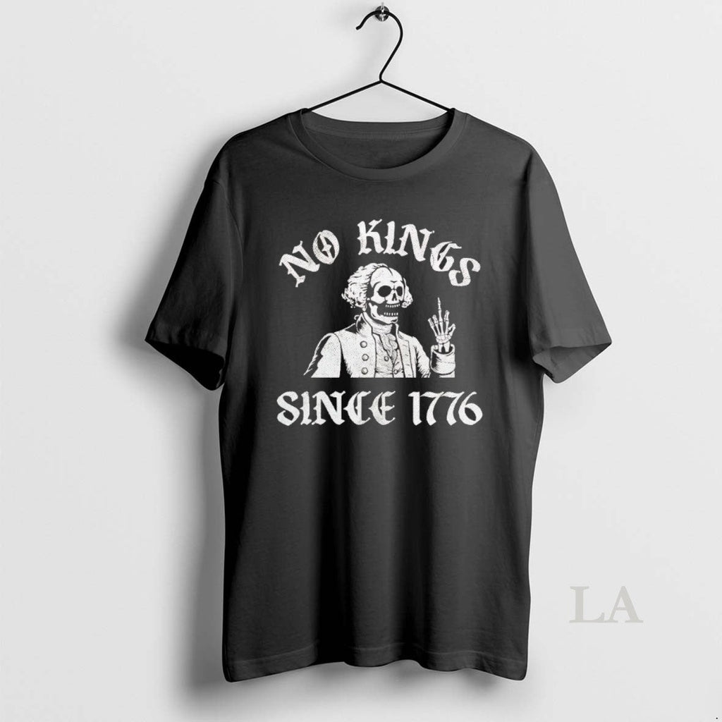 Original Washington Skeleton Middle Finger No Kings - Adult & Kids T-Shirts, Sweatshirts & Hoodies apparel design preview 1