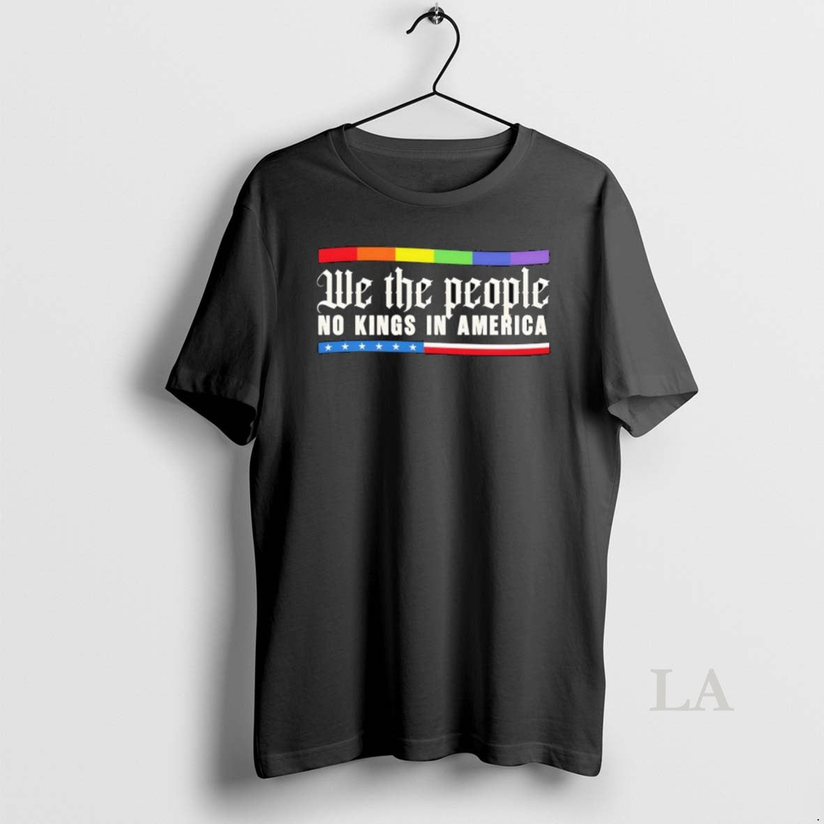 Original We The People No Kings In America Us Flag - Adult & Kids T-Shirts, Sweatshirts & Hoodies apparel design preview 1