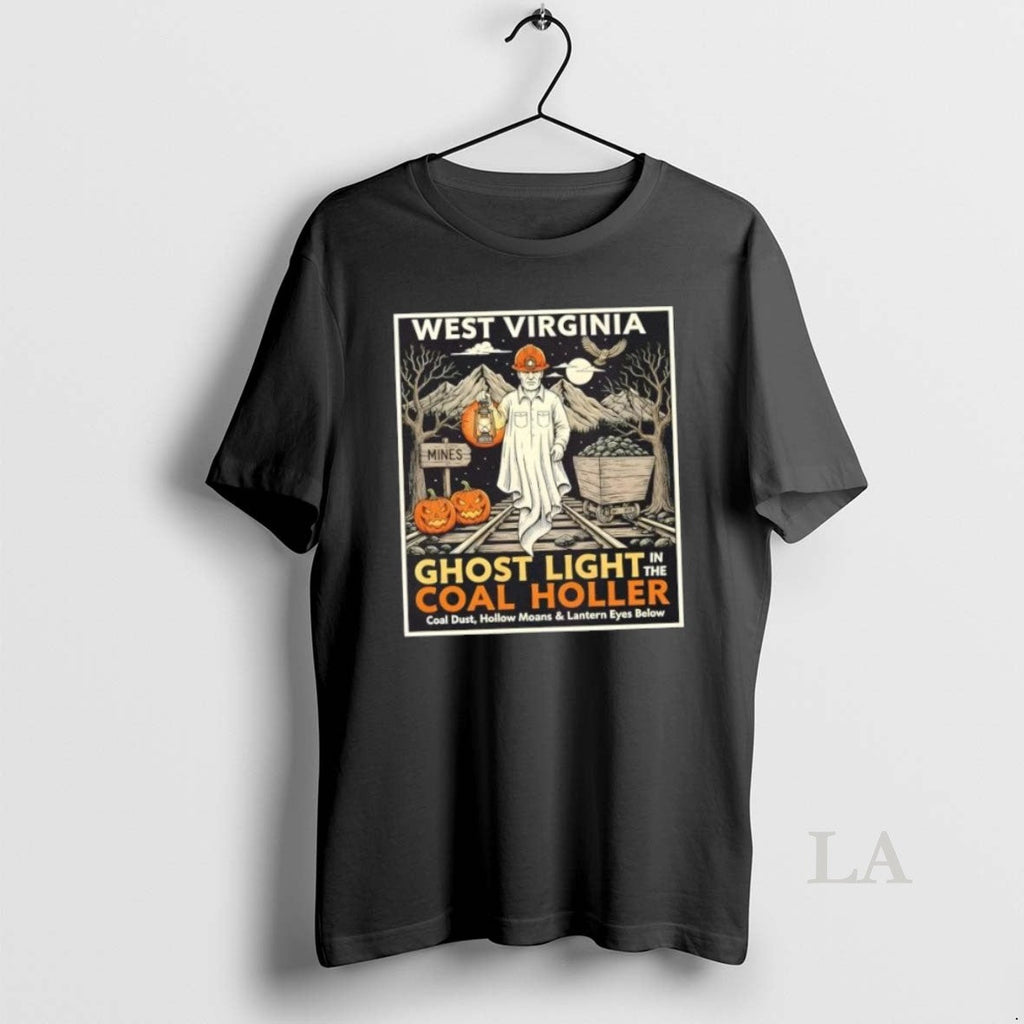 Original West Virginia Ghost Light In The Coal Holler - Adult & Kids T-Shirts, Sweatshirts & Hoodies apparel design preview 1