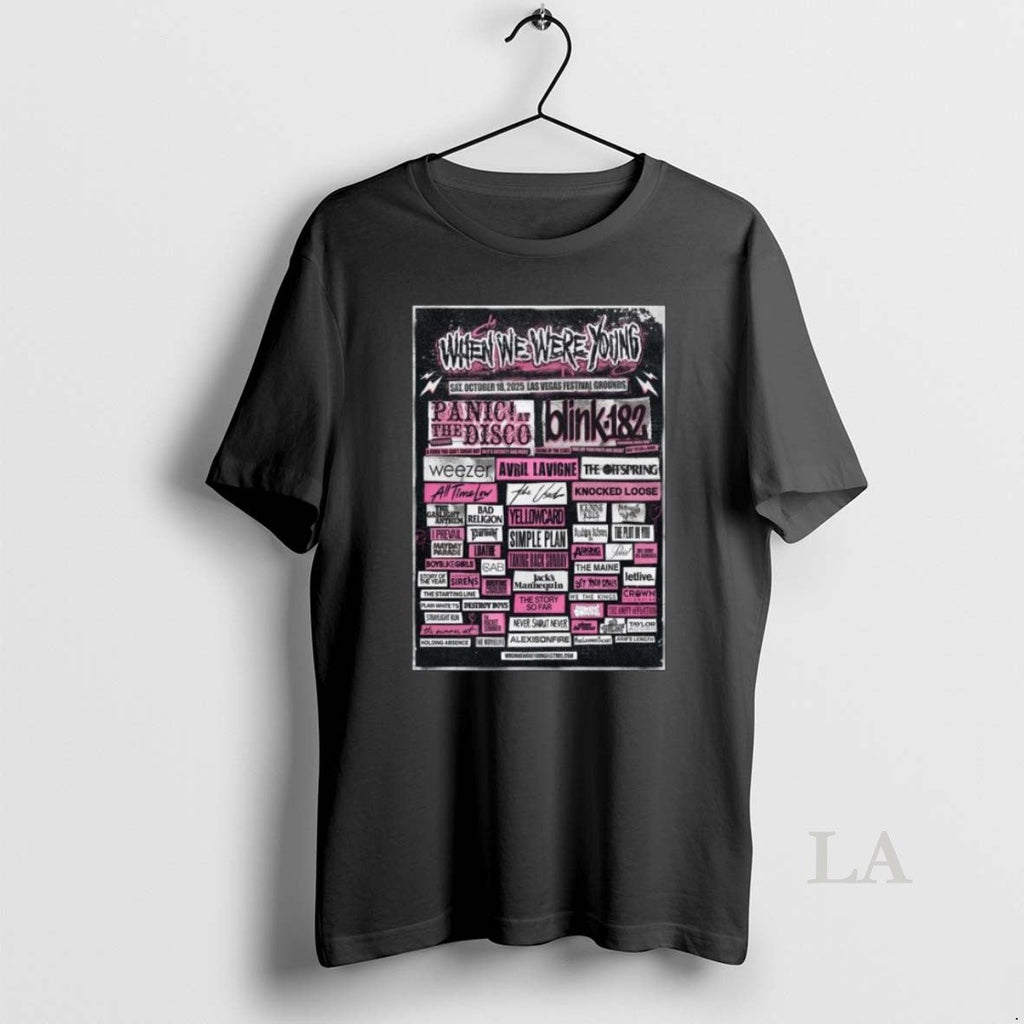 Original When We Were Young Festival Day 1 Lineup In - Adult & Kids T-Shirts, Sweatshirts & Hoodies apparel design preview 1