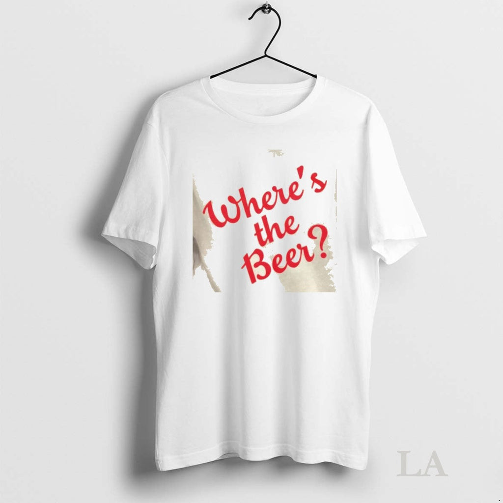 Original Wheres The Beer Script - Adult & Kids T-Shirts, Sweatshirts & Hoodies apparel design preview 1