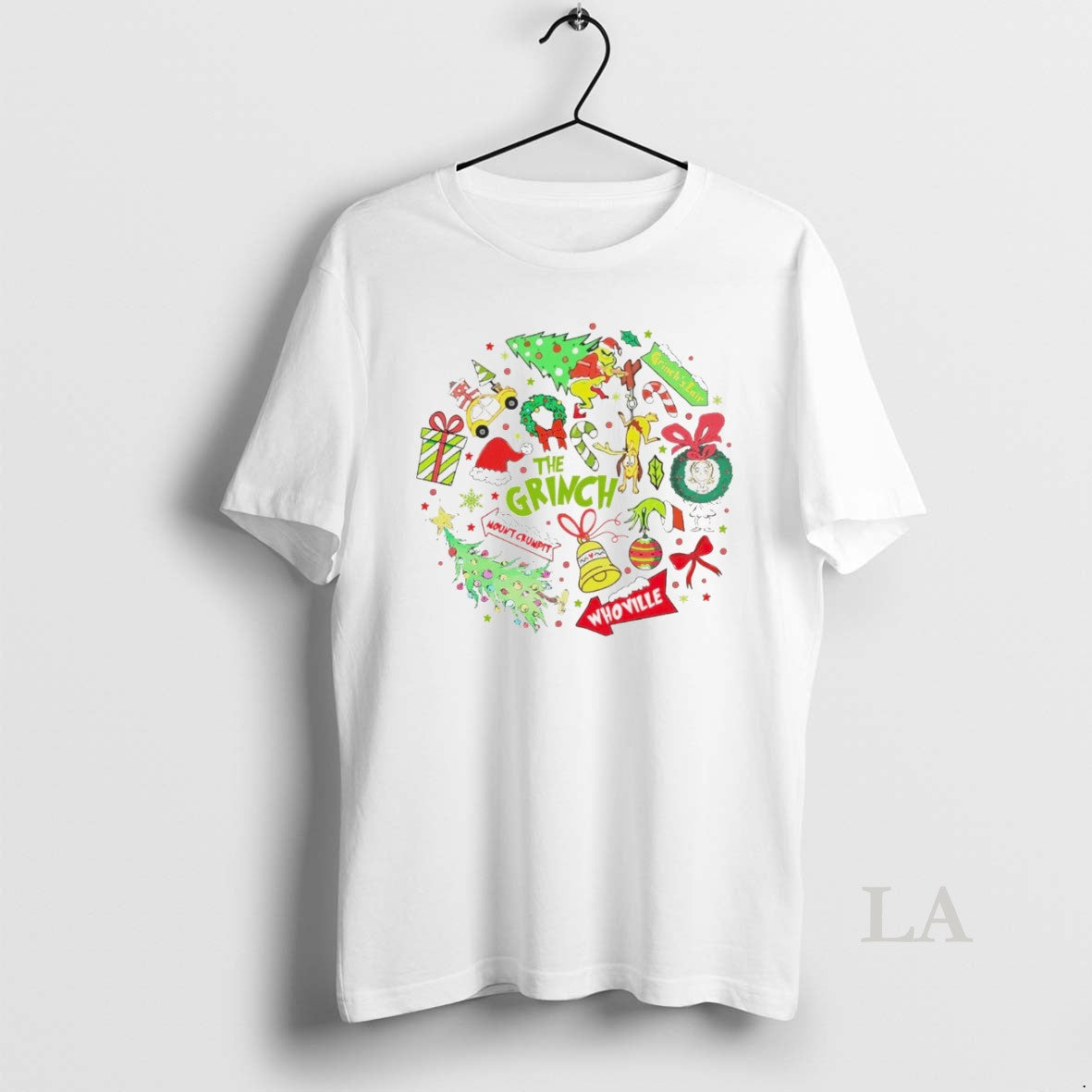 Original Whoville Grinch Christmas White - Adult & Kids T-Shirts, Sweatshirts & Hoodies apparel design preview 1