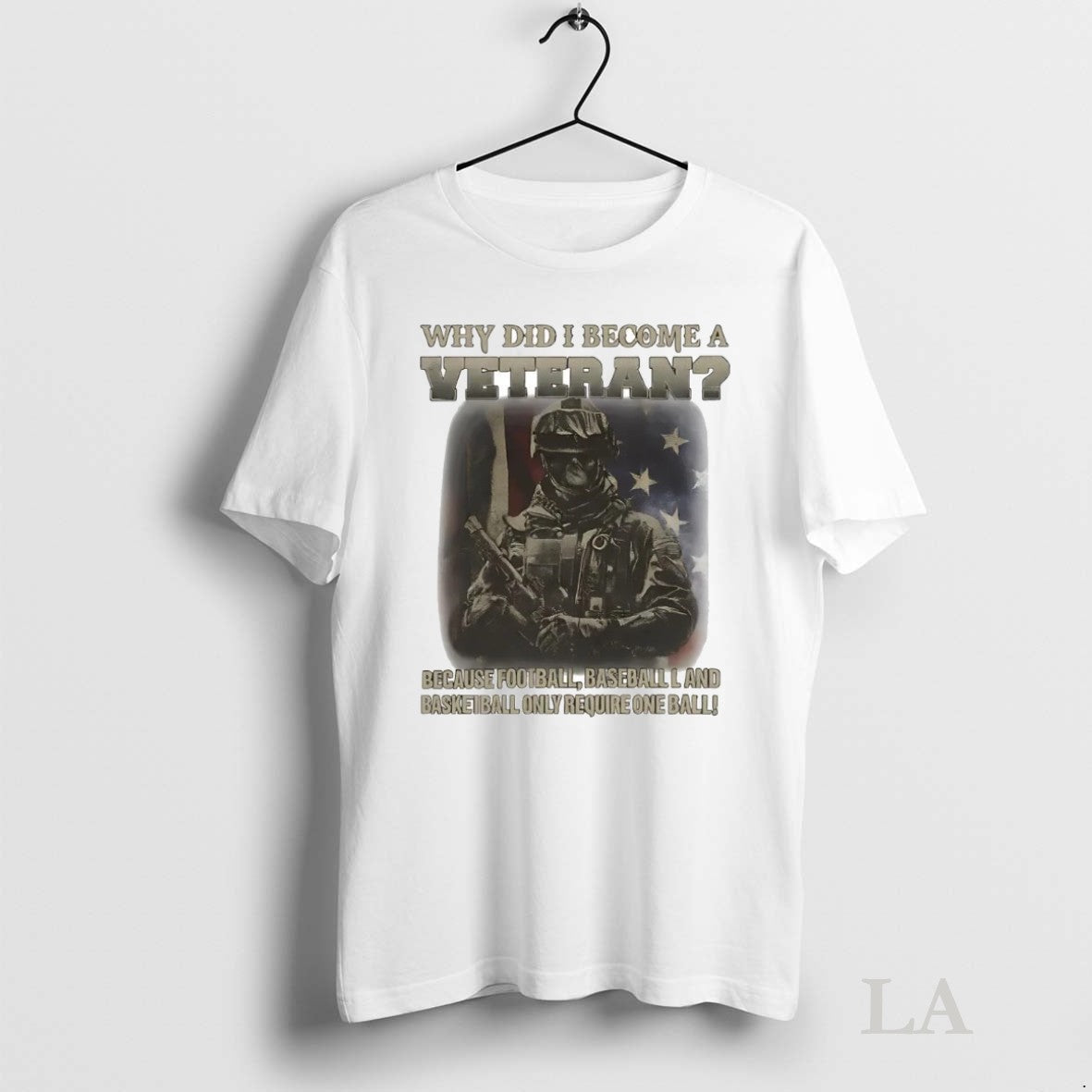 Original Why Did I Become A Veteran Because Football - Adult & Kids T-Shirts, Sweatshirts & Hoodies apparel design preview 1