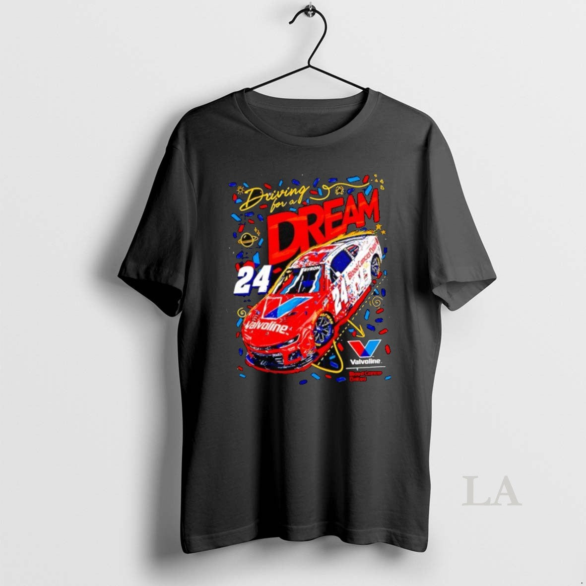 Original William Byron Driving For A Dream No 24 - Adult & Kids T-Shirts, Sweatshirts & Hoodies apparel design preview 1