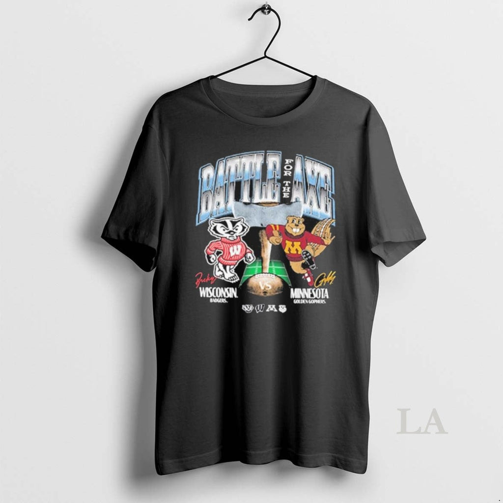 Original Wisconsin Badgers Vs Minnesota Golden - Adult & Kids T-Shirts, Sweatshirts & Hoodies apparel design preview 1
