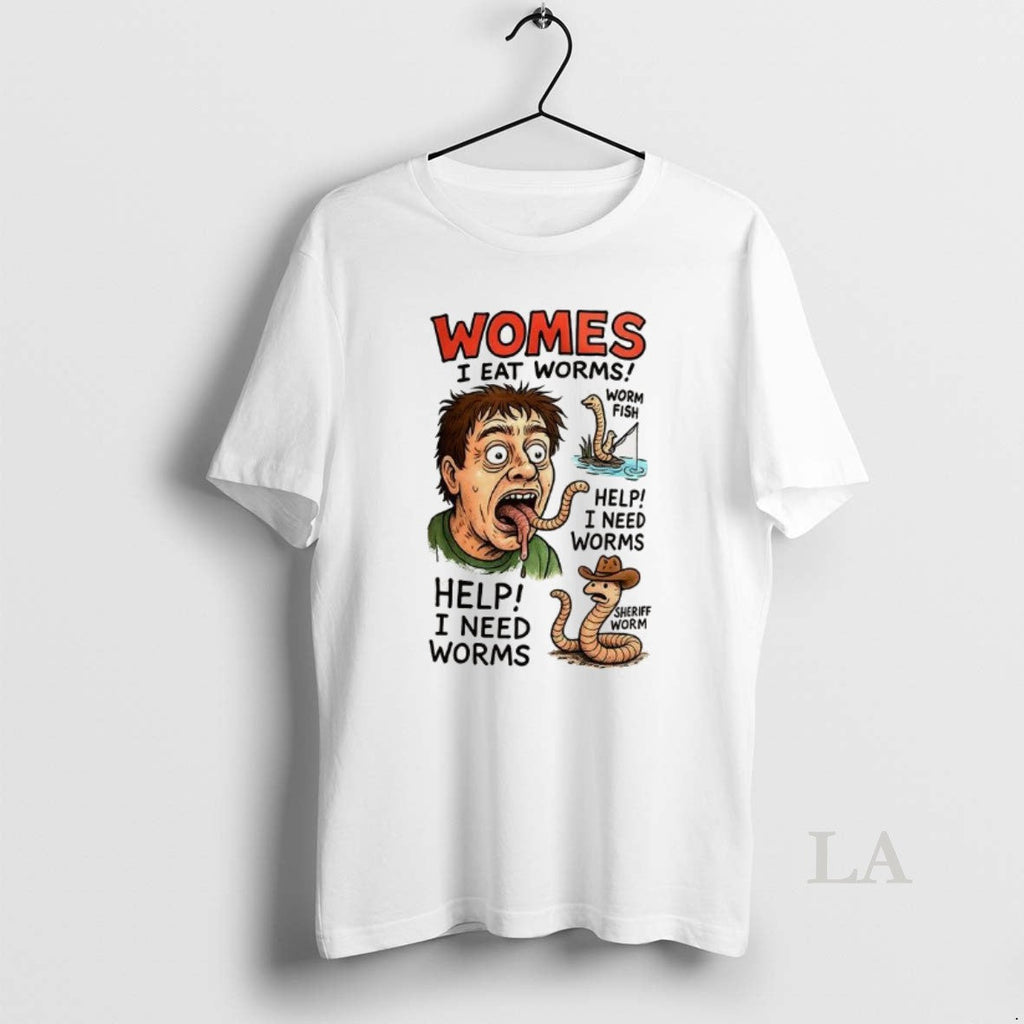 Original Womes I Eat Worms - Adult & Kids T-Shirts, Sweatshirts & Hoodies apparel design preview 1