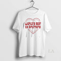 Original Worlds Best Ex Girlfriend Heart Valentines - Adult & Kids T-Shirts, Sweatshirts & Hoodies apparel design preview 1