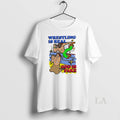 Original Wrestling Is Real God Fake Caricature - Adult & Kids T-Shirts, Sweatshirts & Hoodies apparel design preview 1