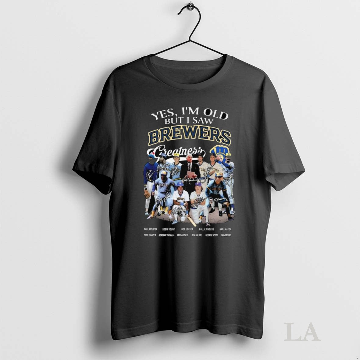 Original Yes Im Old But I Saw Brewers Greatness Team - Adult & Kids T-Shirts, Sweatshirts & Hoodies apparel design preview 1