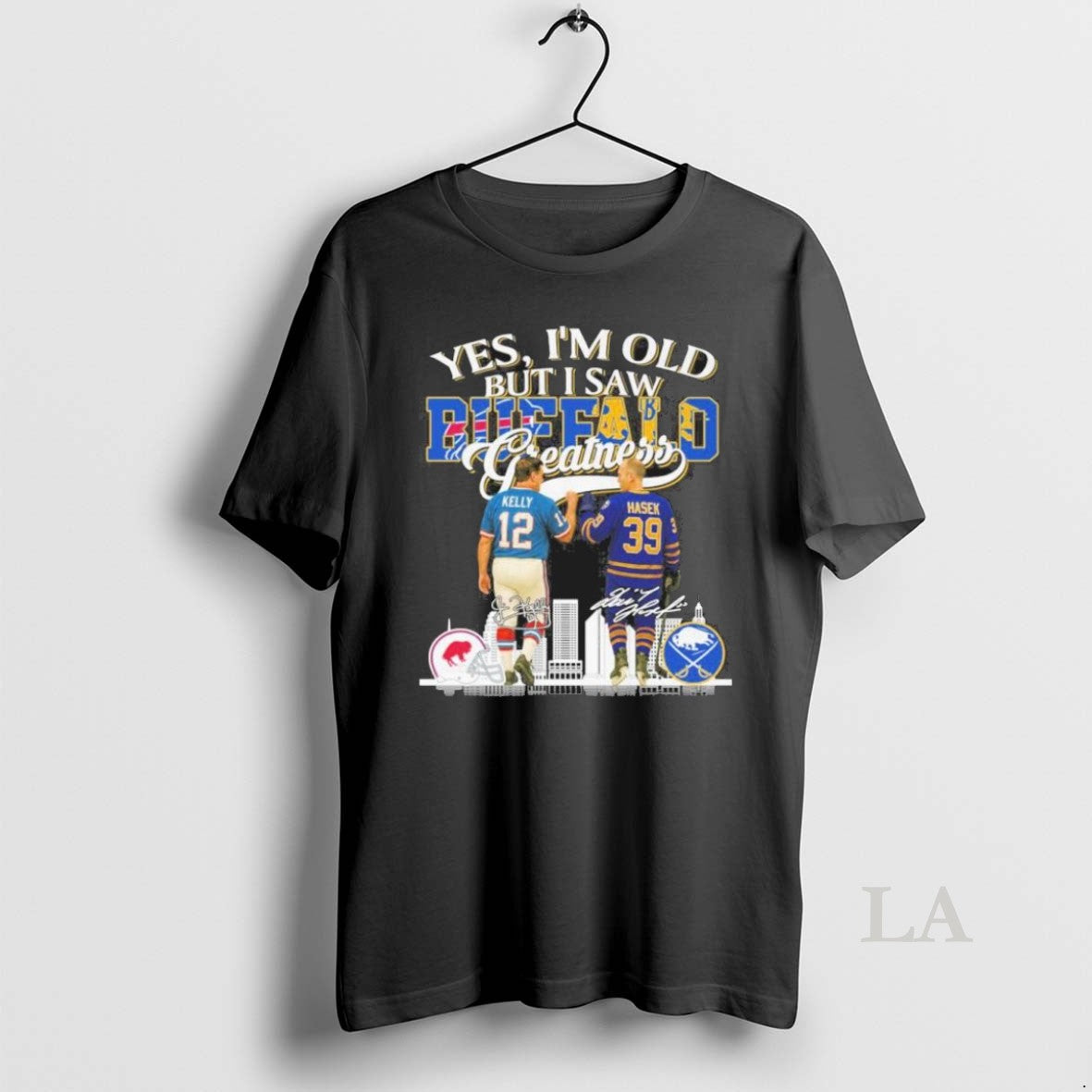 Original Yes Im Old But I Saw Buffalo Legends Kelly - Adult & Kids T-Shirts, Sweatshirts & Hoodies apparel design preview 1