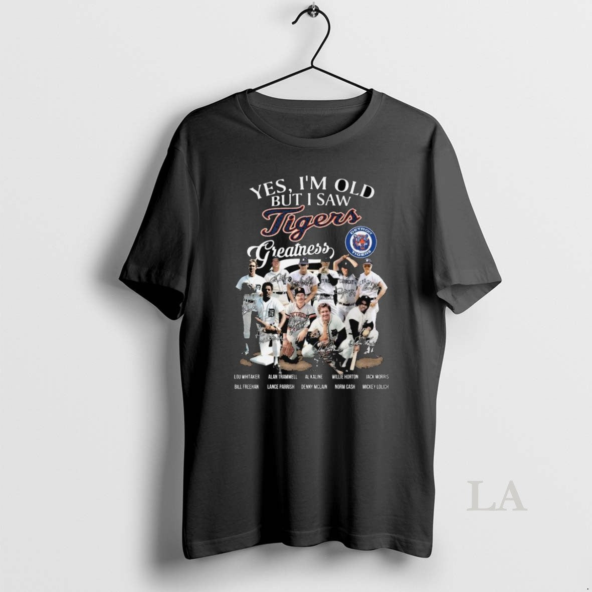 Original Yes Im Old But I Saw Detroit Tigers - Adult & Kids T-Shirts, Sweatshirts & Hoodies apparel design preview 1