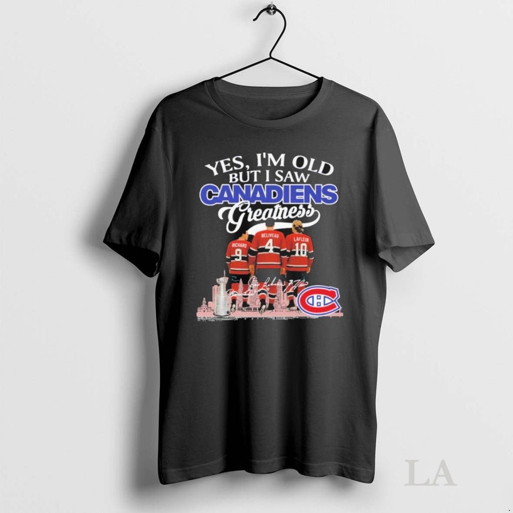 Original Yes Im Old But I Saw Montreal Canadiens - Adult & Kids T-Shirts, Sweatshirts & Hoodies apparel design preview 1
