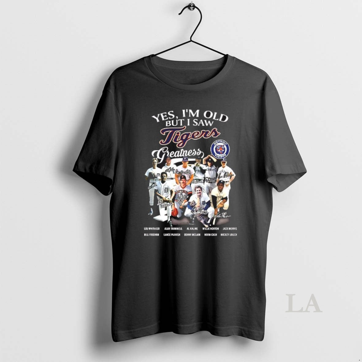 Original Yes Im Old But I Saw Tigers Greatness Team - Adult & Kids T-Shirts, Sweatshirts & Hoodies apparel design preview 1