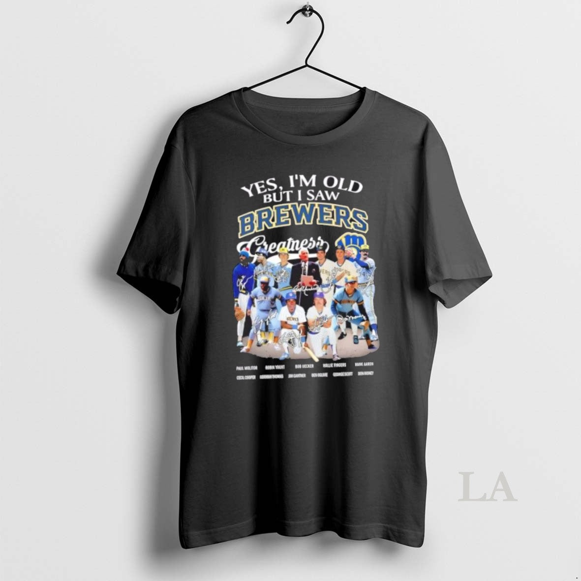Original Yes Im Old But I Saw Milwaukee Brewers - Adult & Kids T-Shirts, Sweatshirts & Hoodies apparel design preview 1