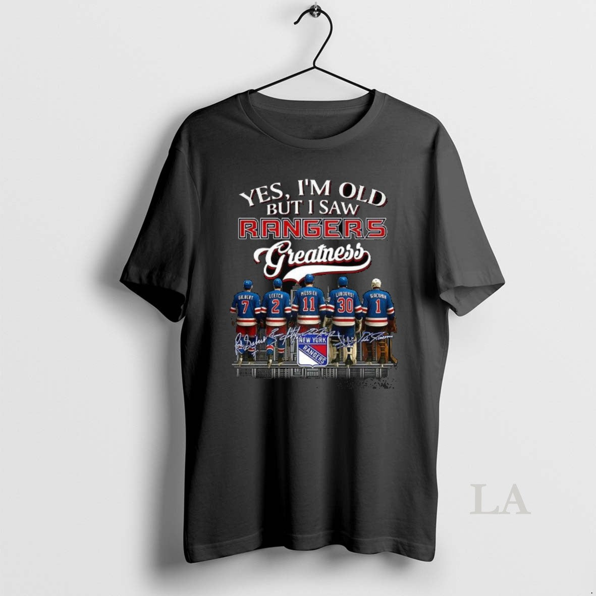 Original Yes Im Old But I Saw New York Rangers Nhl - Adult & Kids T-Shirts, Sweatshirts & Hoodies apparel design preview 1