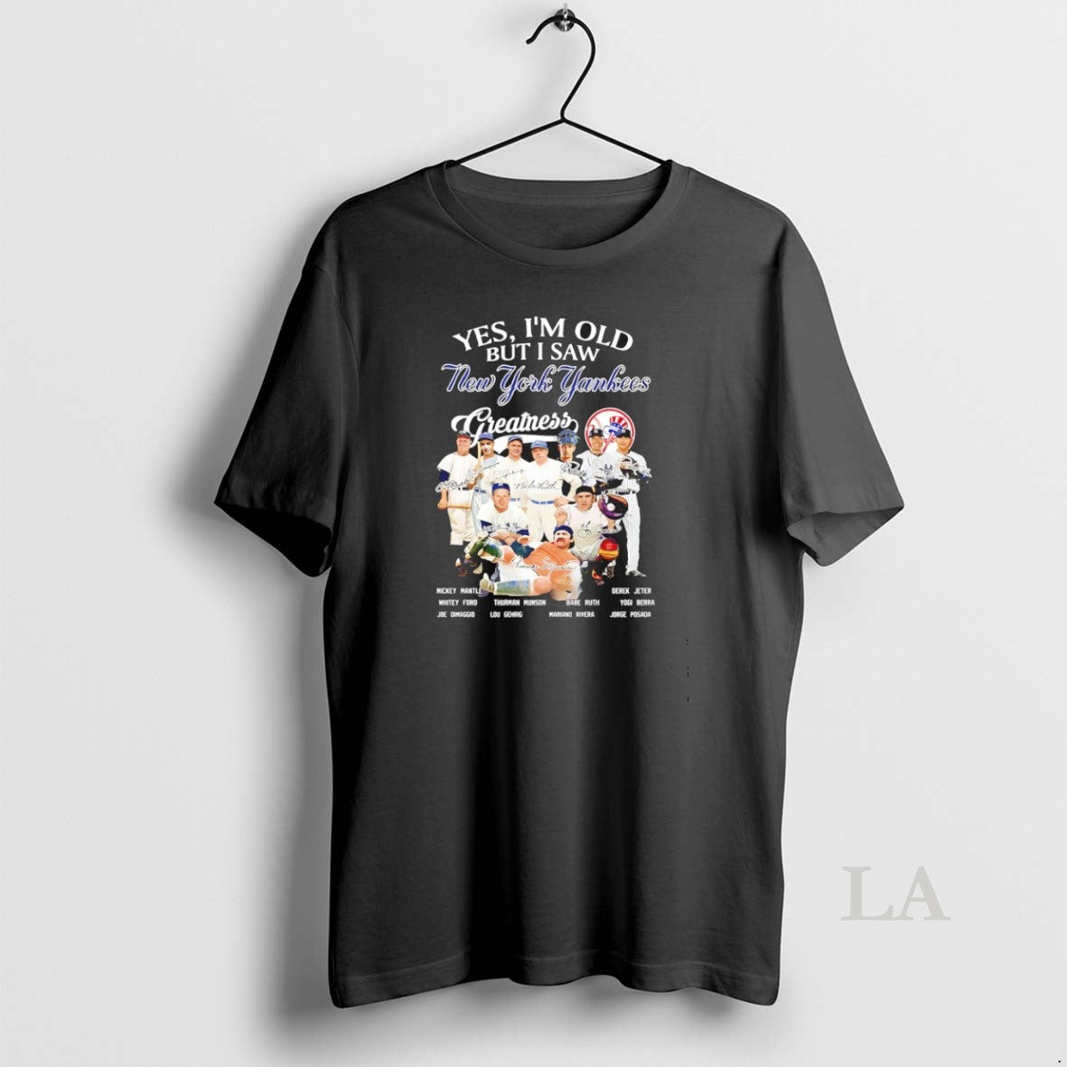 Original Yes Im Old But I Saw New York Yankees - Adult & Kids T-Shirts, Sweatshirts & Hoodies apparel design preview 1