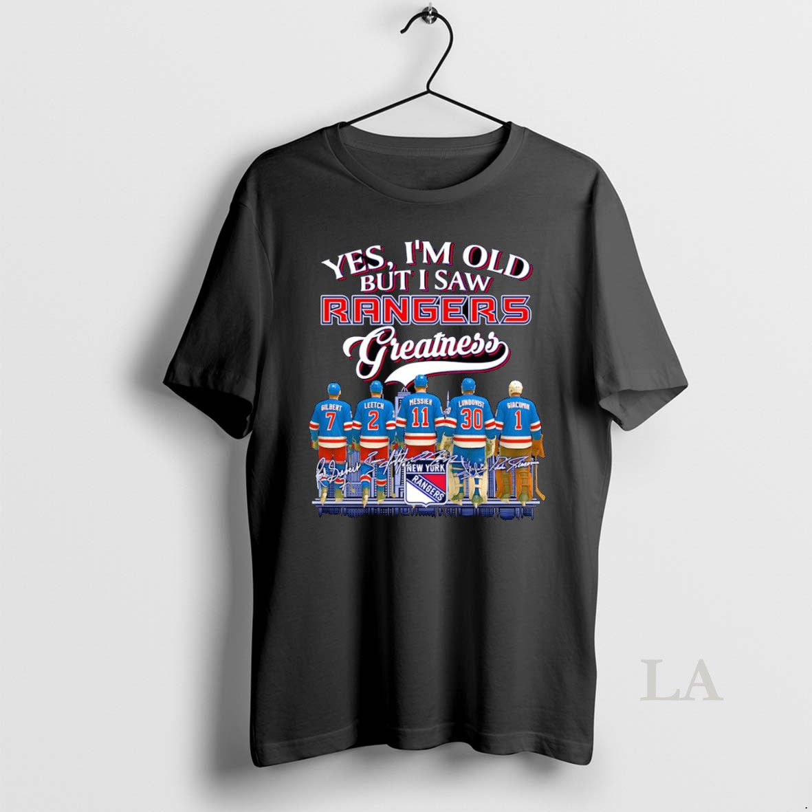 Original Yes Im Old But I Saw Rangers Greatness - Adult & Kids T-Shirts, Sweatshirts & Hoodies apparel design preview 1
