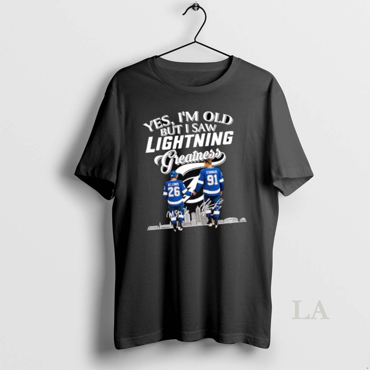 Original Yes Im Old But I Saw Tampa Bay Lightning - Adult & Kids T-Shirts, Sweatshirts & Hoodies apparel design preview 1