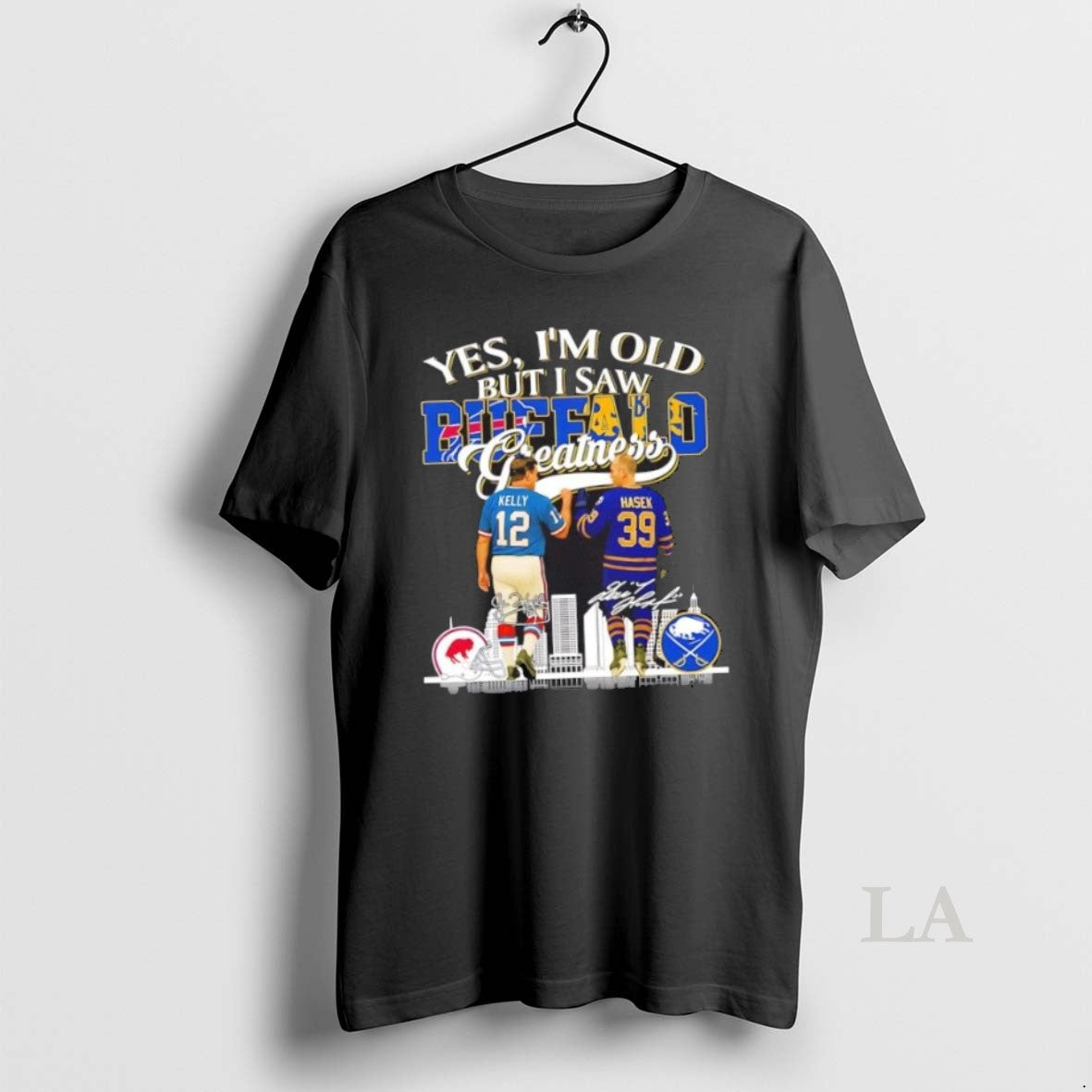 Original Yes Im Old But I Saw Greatness Buffalo Sport - Adult & Kids T-Shirts, Sweatshirts & Hoodies apparel design preview 1