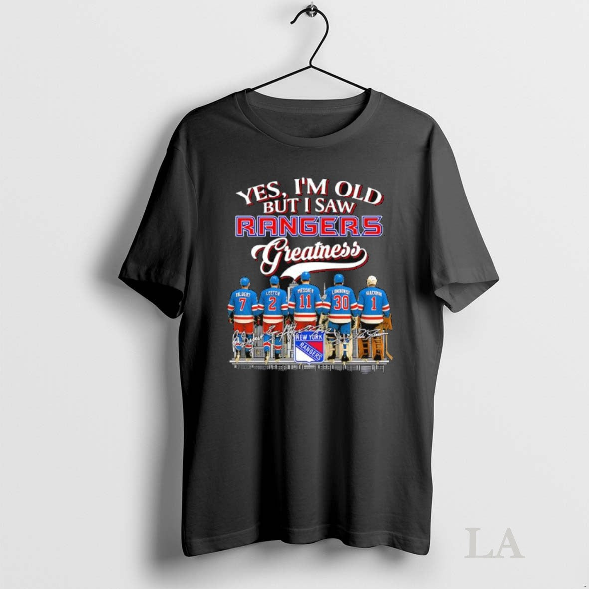 Original Yes Im Old But I Saw New York Rangers - Adult & Kids T-Shirts, Sweatshirts & Hoodies apparel design preview 1