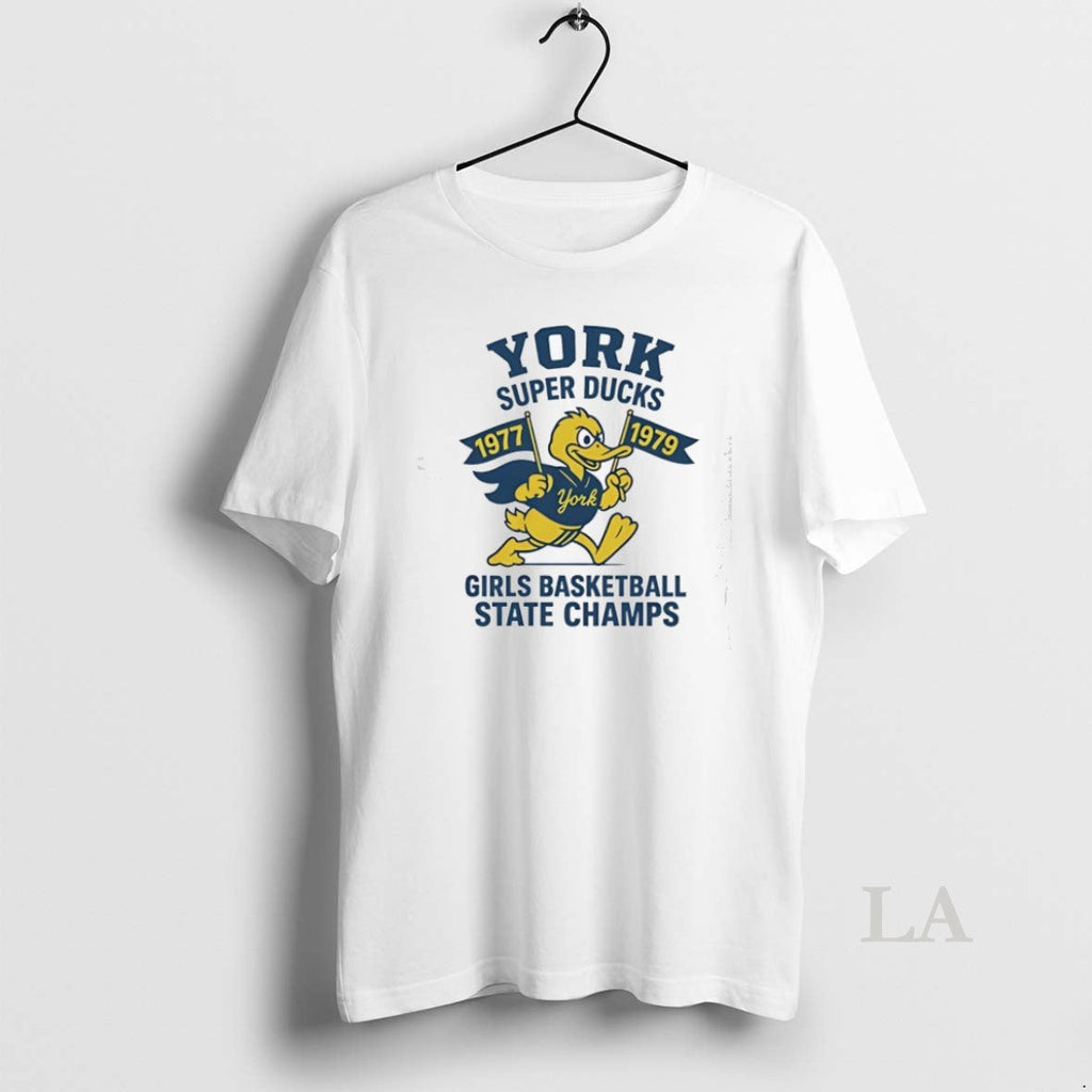 Original York Super Ducks Girls Basketball State - Adult & Kids T-Shirts, Sweatshirts & Hoodies apparel design preview 1