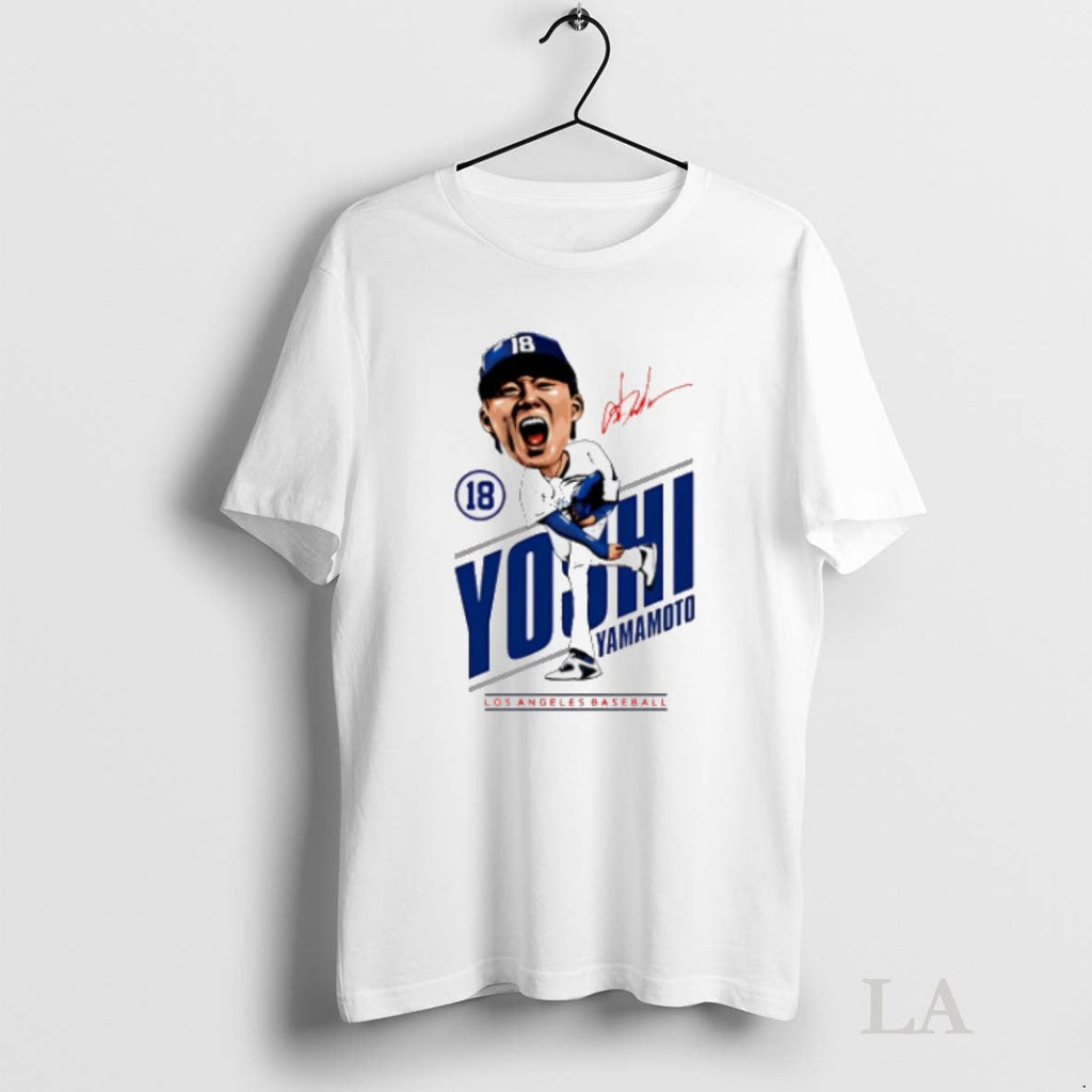 Original Yoshinobu Yamamoto Los Angeles Dodgers - Adult & Kids T-Shirts, Sweatshirts & Hoodies apparel design preview 1