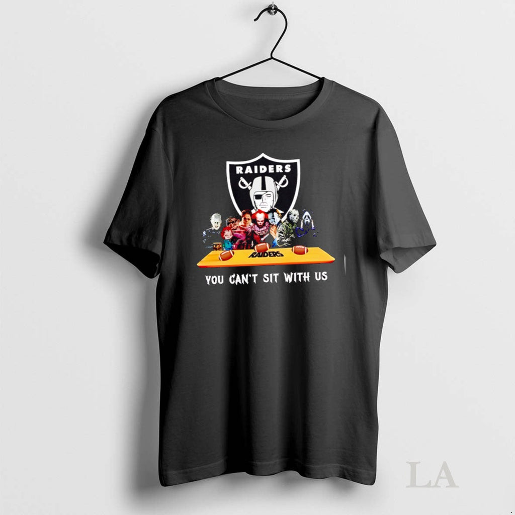 Original You Cant Sit With Us Raiders Football Horror - Adult & Kids T-Shirts, Sweatshirts & Hoodies apparel design preview 1