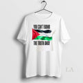 Original You Cant Bomb The Truth Away Palestine Flag - Adult & Kids T-Shirts, Sweatshirts & Hoodies apparel design preview 1