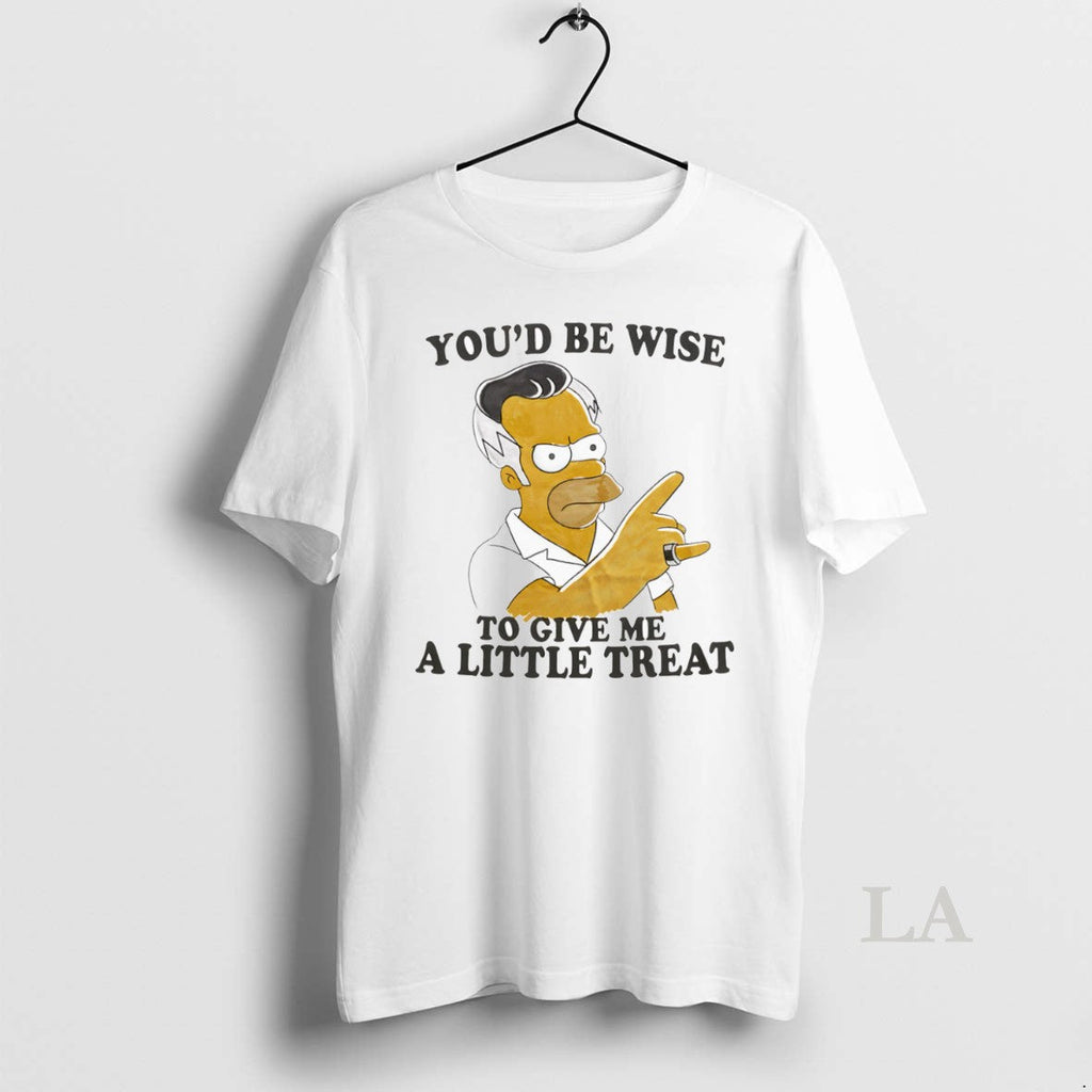 Original Youd Be Wise To Give Me A Little Treat - Adult & Kids T-Shirts, Sweatshirts & Hoodies apparel design preview 1