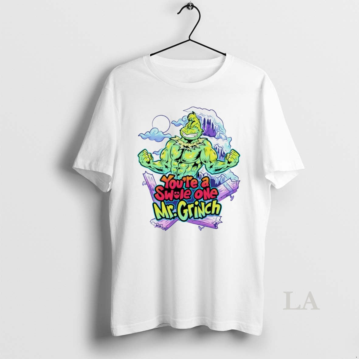Original Youre A Swole One Mr Grinch White - Adult & Kids T-Shirts, Sweatshirts & Hoodies apparel design preview 1