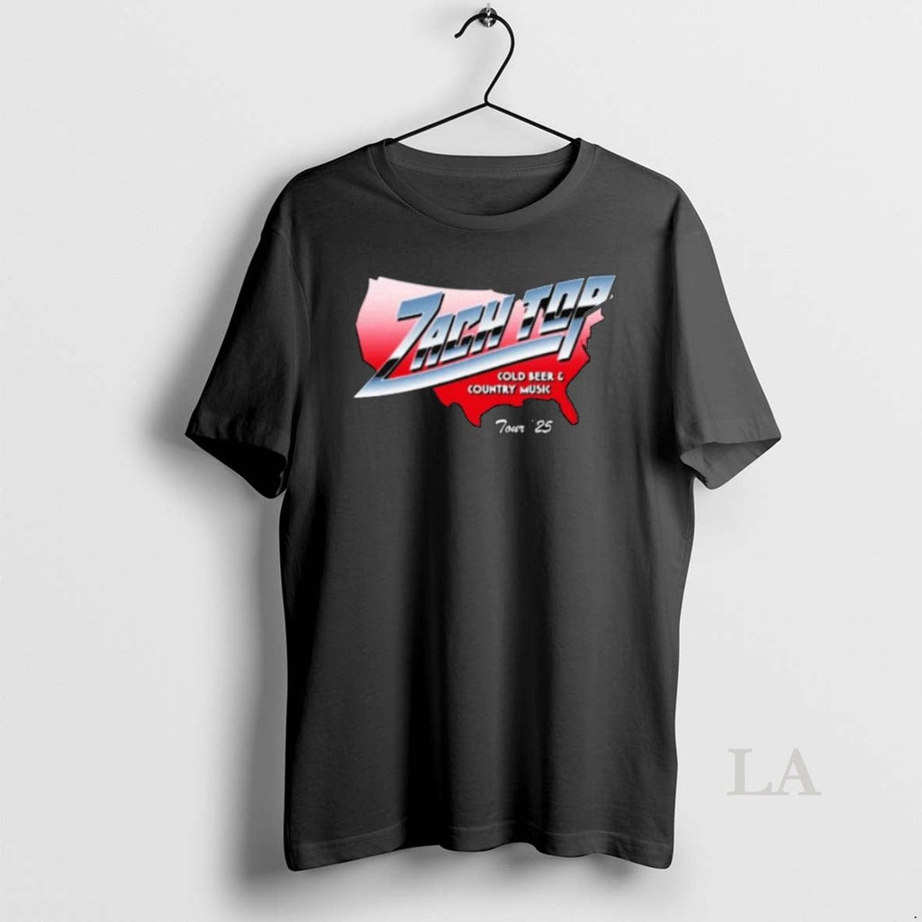 Original Zach Top Usa Tour 2025 Long Sleve - Adult & Kids T-Shirts, Sweatshirts & Hoodies apparel design preview 1