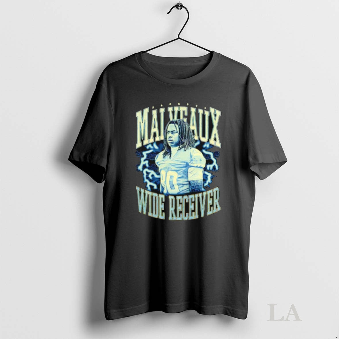 Original Zackeus Malveaux Wide Receiver Vintage - Adult & Kids T-Shirts, Sweatshirts & Hoodies apparel design preview 1