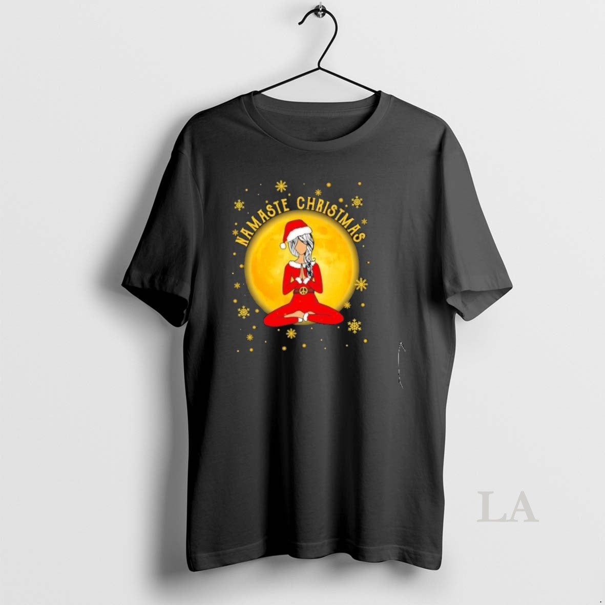 Original Zenful Namaste Christmas - Adult & Kids T-Shirts, Sweatshirts & Hoodies apparel design preview 1