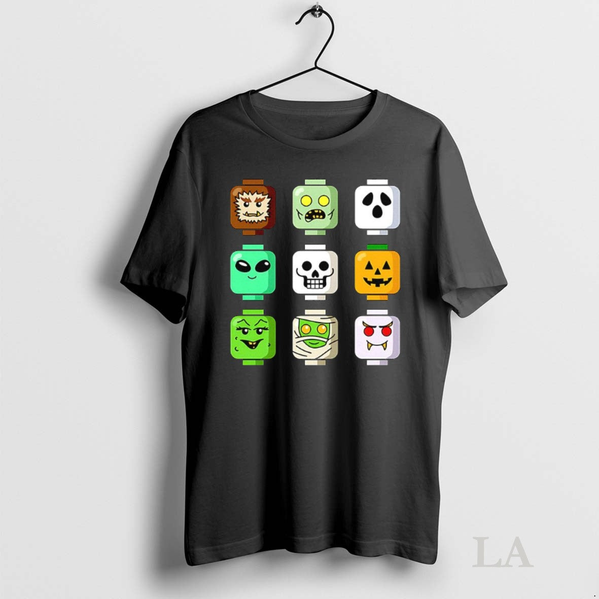 Original Zombie Block Heads Halloween - Adult & Kids T-Shirts, Sweatshirts & Hoodies apparel design preview 1
