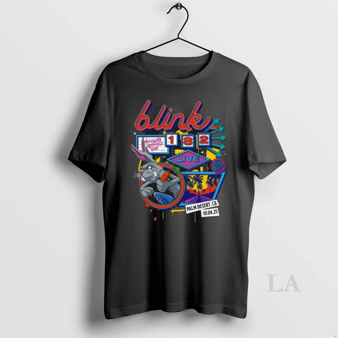 Original Blink 182 Palm Desert Ca October 4 2025 - Adult & Kids T-Shirts, Sweatshirts & Hoodies apparel design preview 1