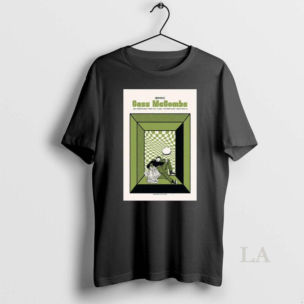 Original Cass Mccombs Santa Cruz Ca October 3 2025 - Adult & Kids T-Shirts, Sweatshirts & Hoodies apparel design preview 1