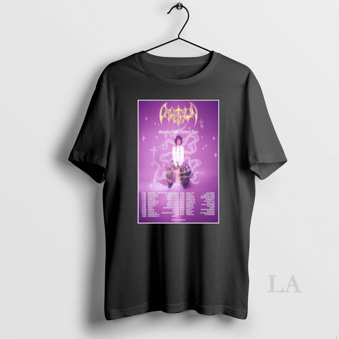 Original Cavetown Running With Scissors Tour 2026 - Adult & Kids T-Shirts, Sweatshirts & Hoodies apparel design preview 1
