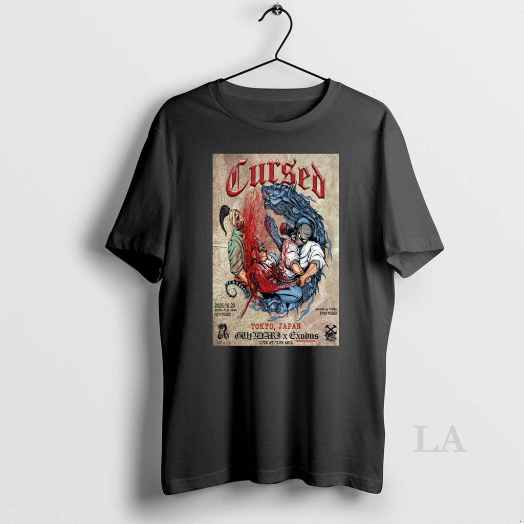 Original Cursed Tokyo Japan October 29 2025 Concert - Adult & Kids T-Shirts, Sweatshirts & Hoodies apparel design preview 1