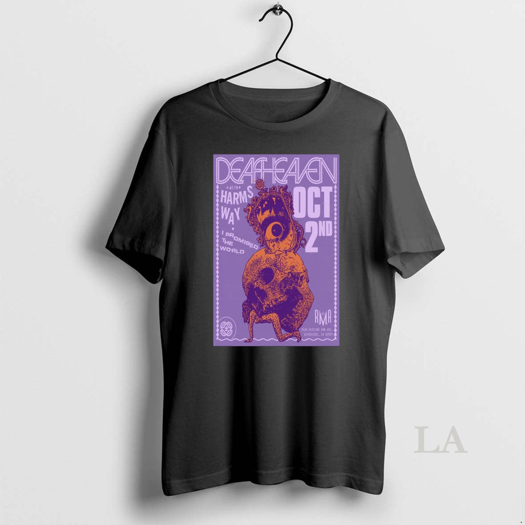Original Deafheaven October 2 2025 Riverside Ca - Adult & Kids T-Shirts, Sweatshirts & Hoodies apparel design preview 1