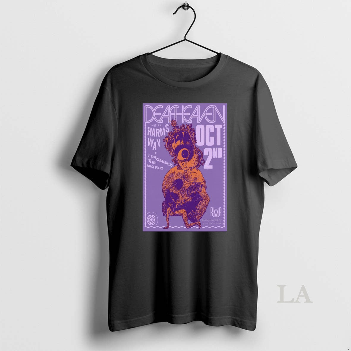 Original Deafheaven October 2 2025 Riverside Ca - Adult & Kids T-Shirts, Sweatshirts & Hoodies apparel design preview 1