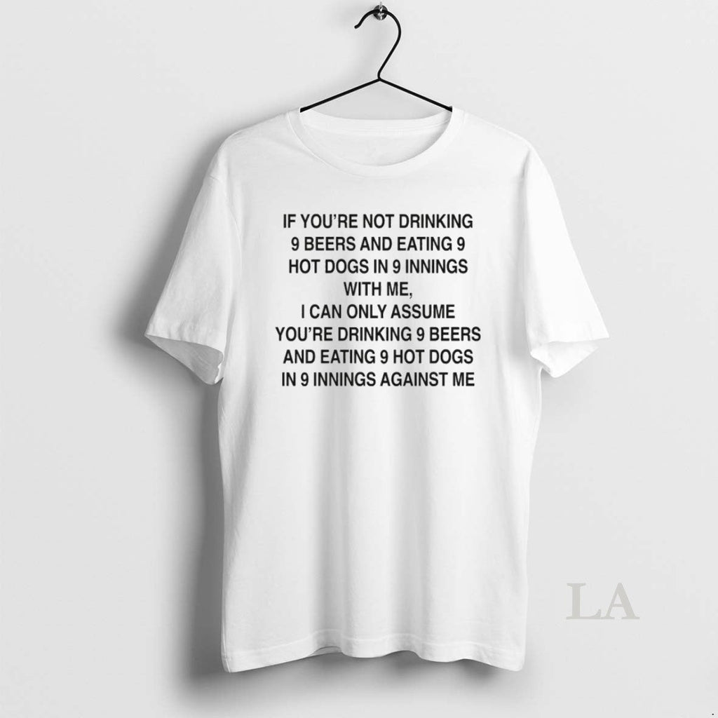 Original Fn2wxk90 9 Beers Hot Dogs Innings - Adult & Kids T-Shirts, Sweatshirts & Hoodies apparel design preview 1