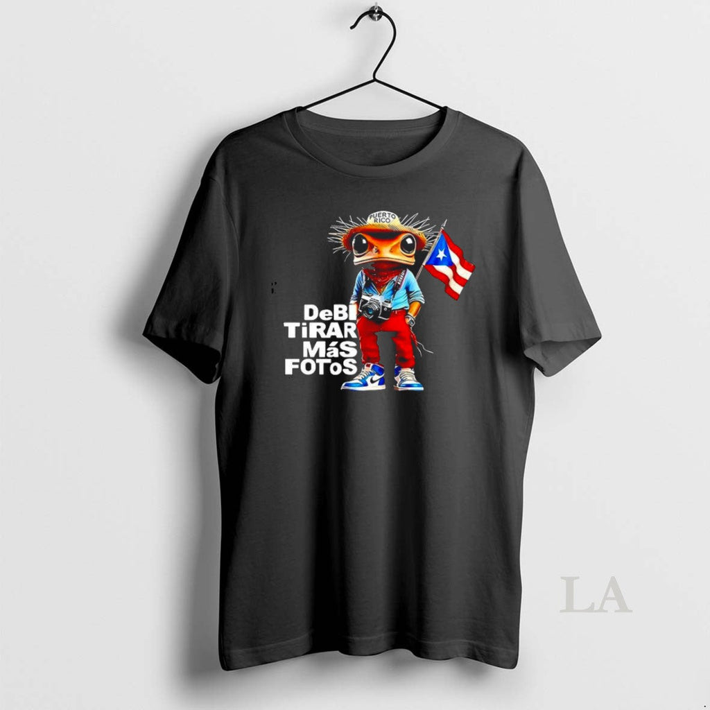 Original Frog Puerto Rican Caped Debi Tirar Mas Fotos - Adult & Kids T-Shirts, Sweatshirts & Hoodies apparel design preview 1