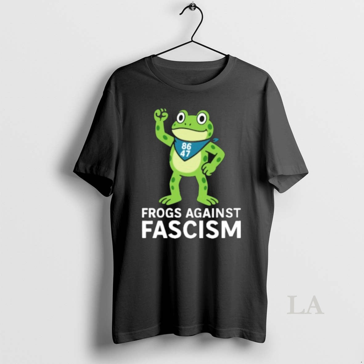 Original Frogs Against Fascism 8687 Portland Frog - Adult & Kids T-Shirts, Sweatshirts & Hoodies apparel design preview 1