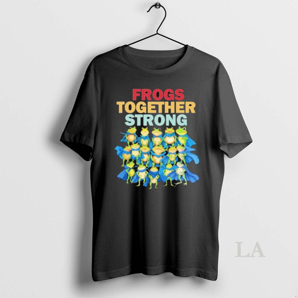 Original Frogs Together Strong - Adult & Kids T-Shirts, Sweatshirts & Hoodies apparel design preview 1
