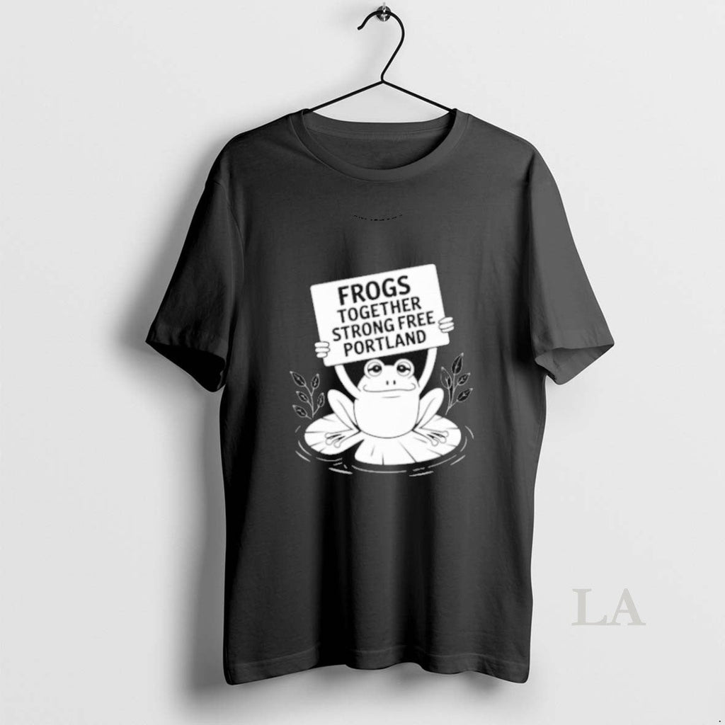 Original Frogs Together Strong Free Portland - Adult & Kids T-Shirts, Sweatshirts & Hoodies apparel design preview 1