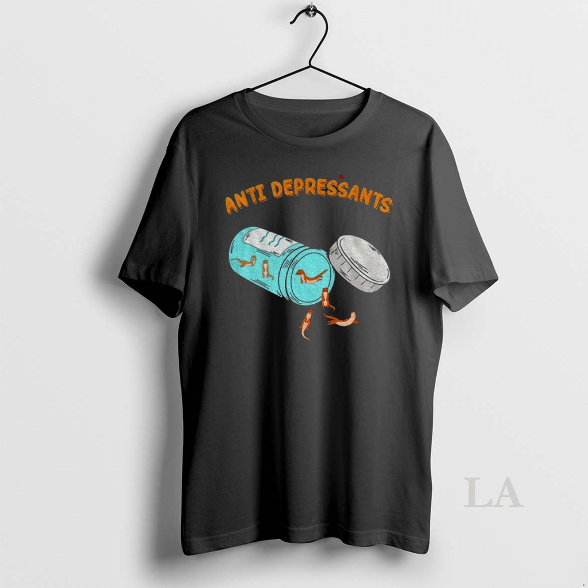 Original Funny Otter Anti Depressants P9x71i - Adult & Kids T-Shirts, Sweatshirts & Hoodies apparel design preview 1