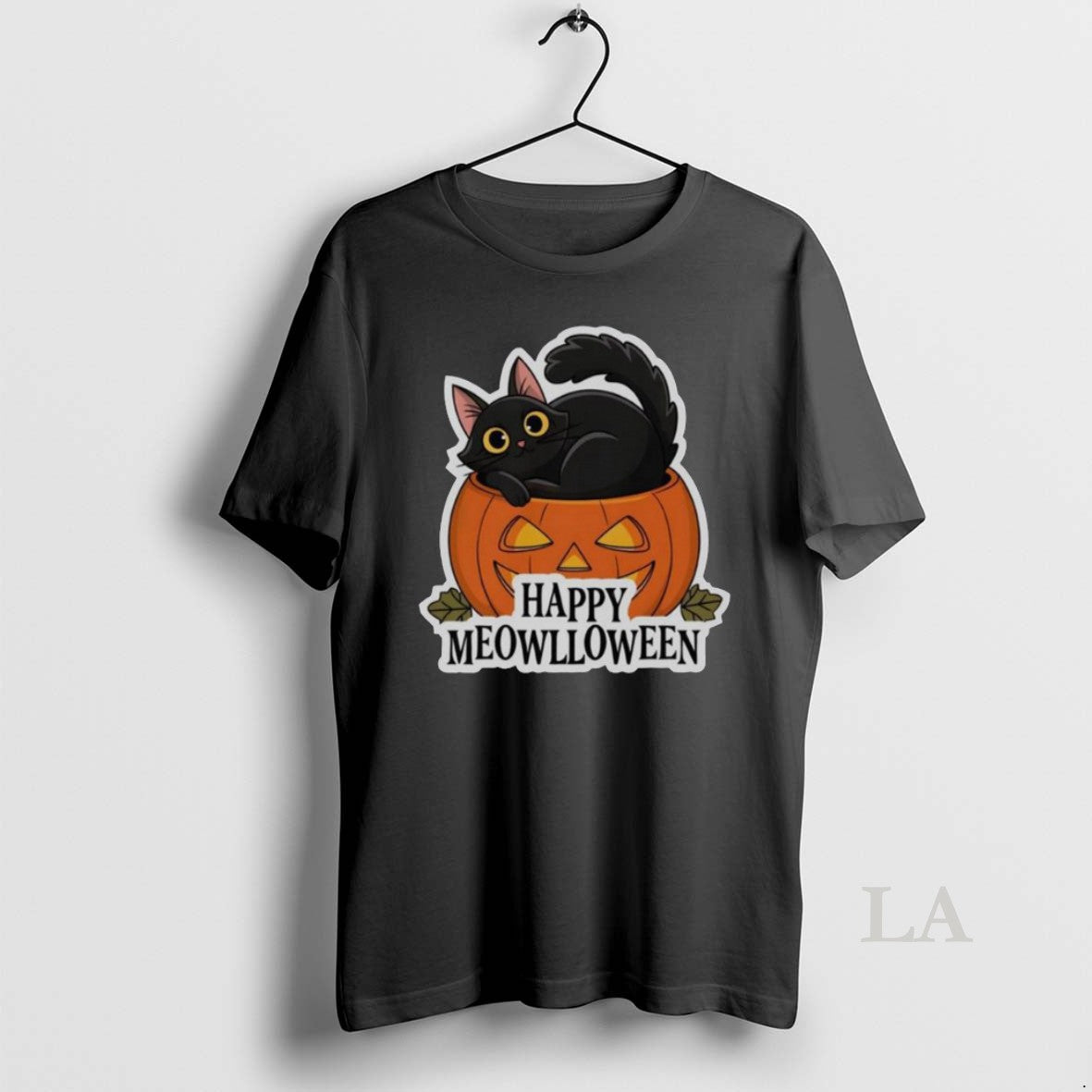 Original Happy Meowlloween Halloween Cat 7mtc4t - Adult & Kids T-Shirts, Sweatshirts & Hoodies apparel design preview 1